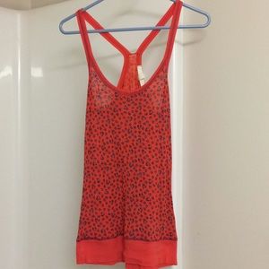 Blue heart detailed top